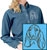 Basset Hound Embroidered Ladies Denim Shirt - Click for More Information