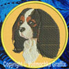 Cavalier Spaniel BT3412 Embroidered Patch for CavalierSpaniel Lovers - Click to Enlarge