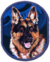 German Shepherd Embroidered Patch for German Shepherd Lovers - Click to Enlarge