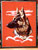 German Shepherd HD Profile Embroidery Portrait on Canvas - Red