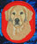 Golden Retriever BT2789 Embroidery Patch - Red