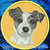 Jack Russell Terrier High Definition Portrait #3 Embroidered Patch for Jack Russell Terrier Lovers - Click to Enlarge