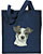 Jack Russell Terrier High Definition Portrait #3 Embroidered Tote Bag #1 - Click for More Information