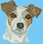  Jack Russell Terrier Portrait HD2 - Hign Definition Embroidery Design Picture by Vodmochka - Click to Enlarge