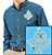 Maltese Agility #5 Embroidered Mens Denim Shirt - Click for More Information