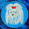 Maltese Embroidered Patch for Maltese Lovers - Click to Enlarge