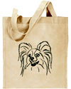 PapillonDog Embroidered Tote Bag for PapillonDog Lovers - Click to Enlarge