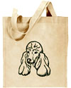 Poodle Embroidered Tote Bag for Poodle Lovers - Click to Enlarge