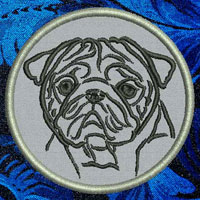 Oug Portrait Embroidery Patch - Click for More Information