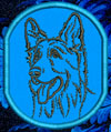  Shiloh Shepherd Portrait Embroidered Patch for Shiloh Shepherd Lovers - Click to Enlarge