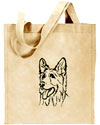 Shiloh Shepherd Portrait Embroidered Tote Bag for Shiloh Shepherd Lovers - Click to Enlarge