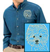 West Highland White Terrier Embroidered Patch for West Highland White Terrier Lovers - Click to Enlarge
