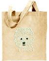 Westie Embroidered Tote Bag for Westie Lovers - Click to Enlarge