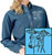 Whippet Embroidered Ladies Denim Shirt - Click for More Information
