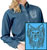 Yorkshire Terrier Embroidered Ladies Denim Shirt - Click for More Information
