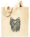 YorkshireTerrier Embroidered Tote Bag for YorkshireTerrier Lovers - Click to Enlarge