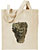 Bison - American Buffalo High Definition Portrait #1 Embroidered Tote Bag #1 - Click for More Information