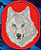 Arctic Wolf High Definition Portrait #2 Embroidery Patch - Click for More Information